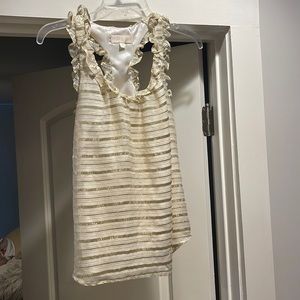 Britt Ryan, sleeveless silk top. Size 4. Worn 2x